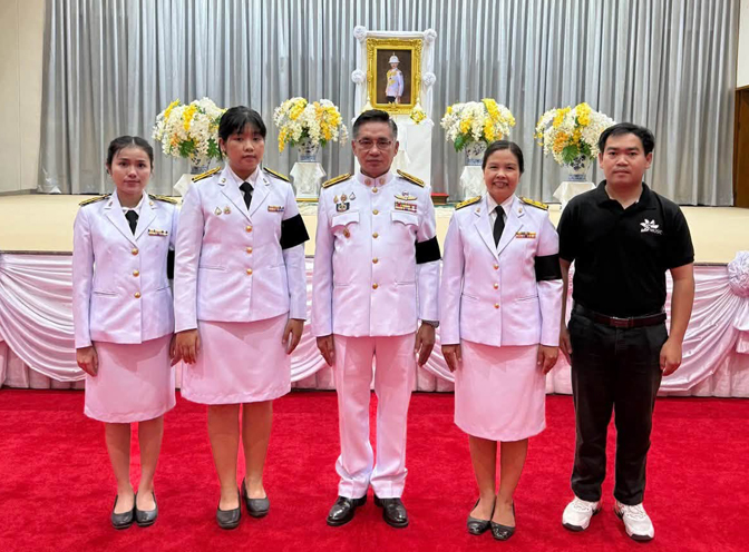 พิธีบำเพ็ญกุศลและทำบุญตักบาตรในวาระครบ 50 วัน